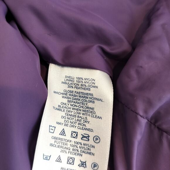 Lands End Puffer Vest Snap Button - Picture 9 of 9